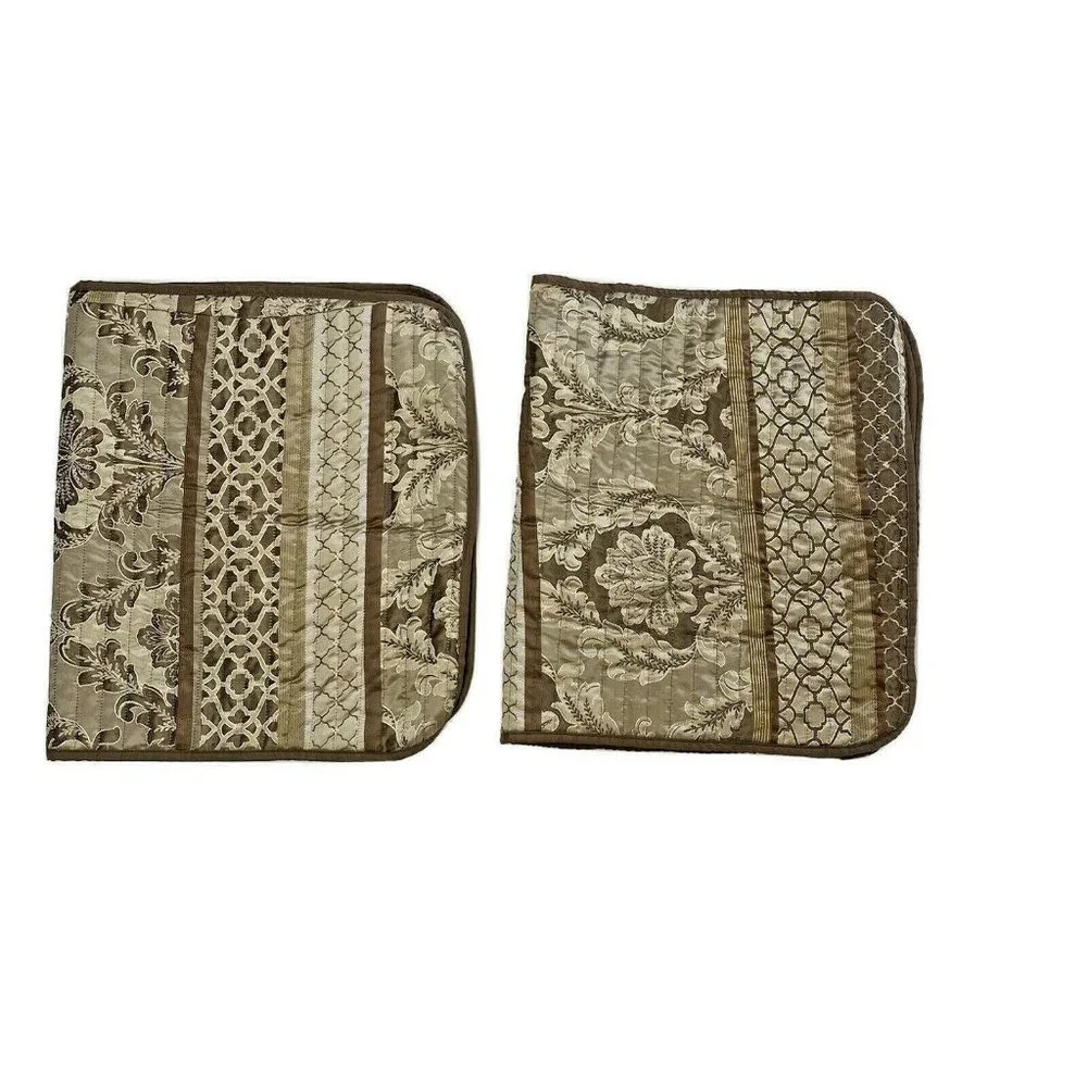 Madison Park Pair Luxury King Shams Pillowcases Be